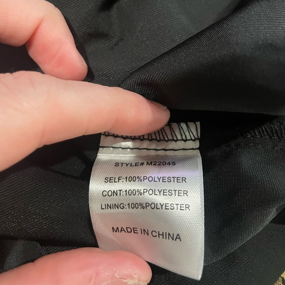 *NWT* Baltic Born Soleblu Midi Black and Gold Dress - Picture 6 of 6